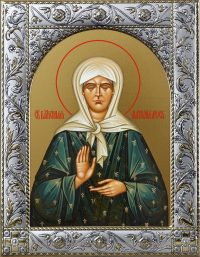 Икона Матроны Московской в окладе dm55017-01