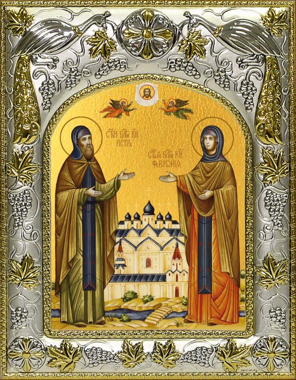 Икона Петр и Феврония князья Муромские