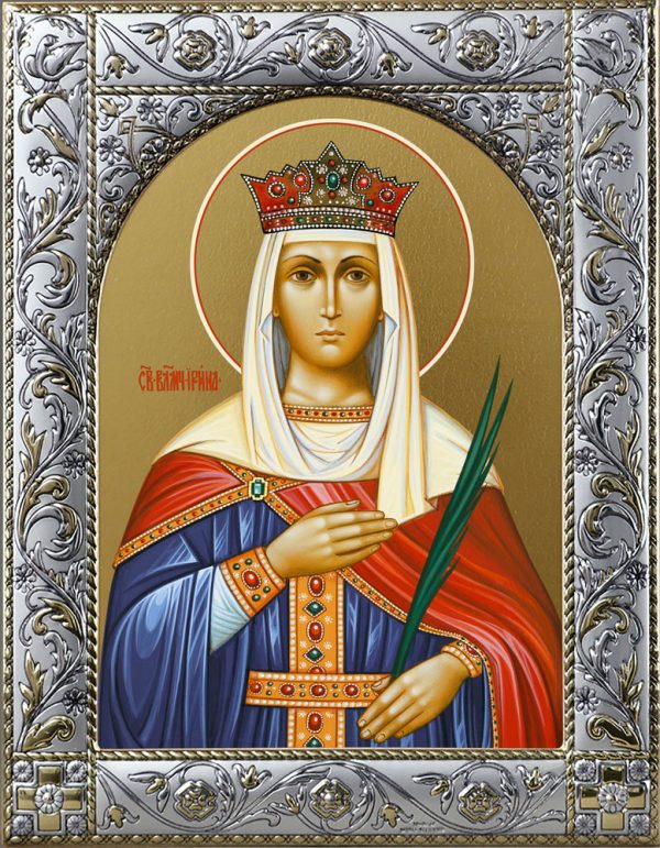 Икона Ирина великомученица в окладе