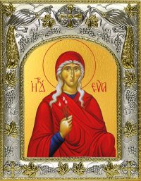 Икона святой Евы праматери в окладе