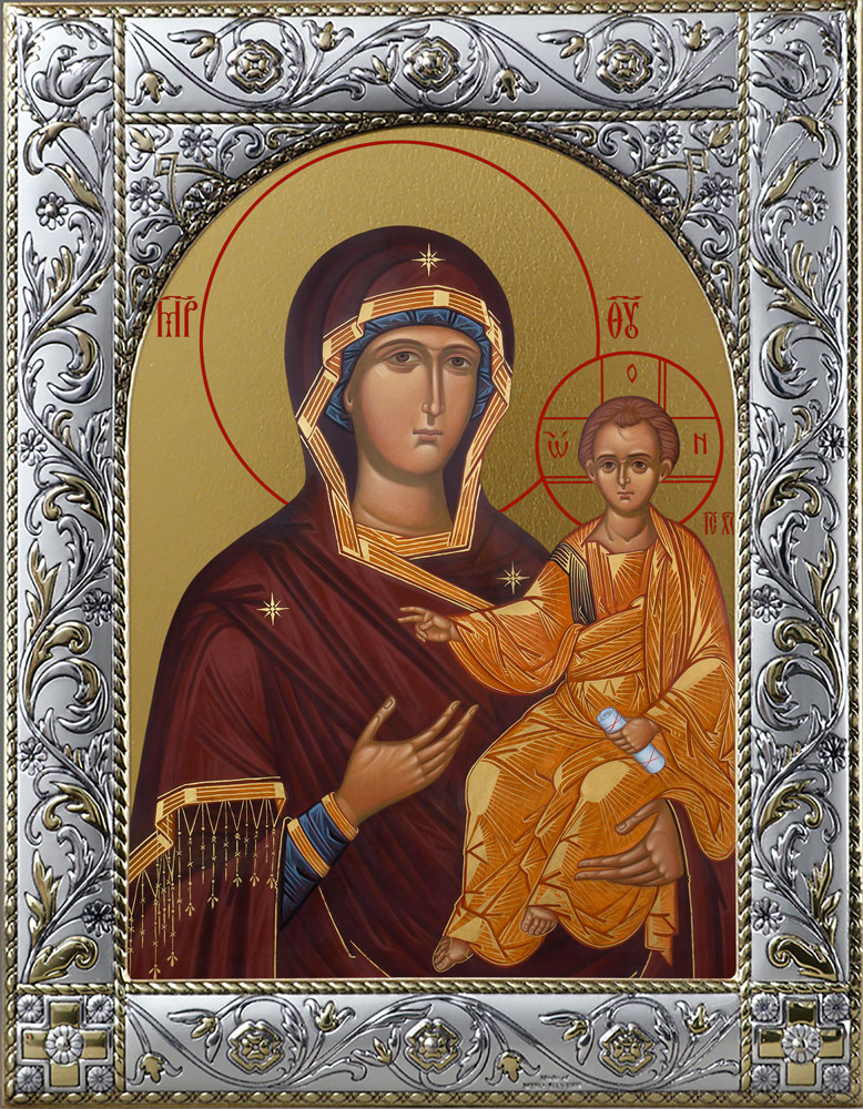 Икона Смоленская Икона Божией матери в окладе