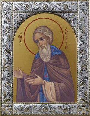 Икона святого Сергия Радонежского dm55019-01
