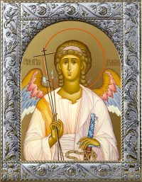 Икона Ангел Хранитель в окладе