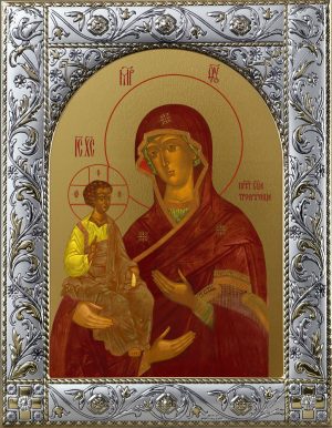 купить икону Божьей Матери Троеручица