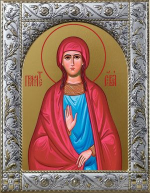 Ева праматерь икона в окладе