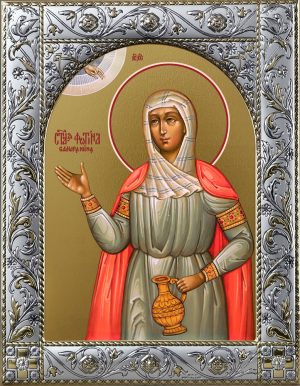 Фотина (Светлана) Самаряныня, Римская, мученица икона в окладе