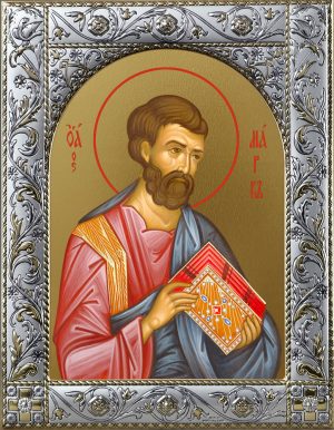 Икона Марк апостол в окладе