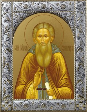 Купить икону Сергий Радонежский в окладе dm55875-01