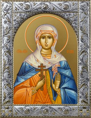 Лидия мученица икона в окладе