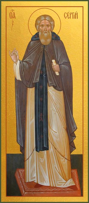 Купить икону Сергия Радонежского в православном интернет магазине
