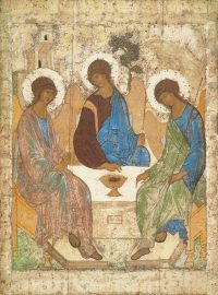 Купить икону Святая Троицы Андрея Рублева в православном интернет магазине