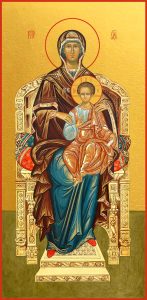 купить икону Божьей Матери на Престоле