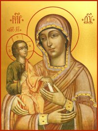 купить икону Божьей Матери Троеручица