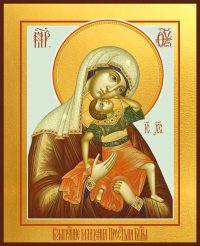 купить икону Божьей Матери Взыграние Младенца