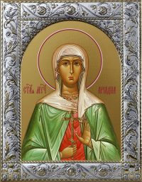 Купить икону святой Ариадны в окладе