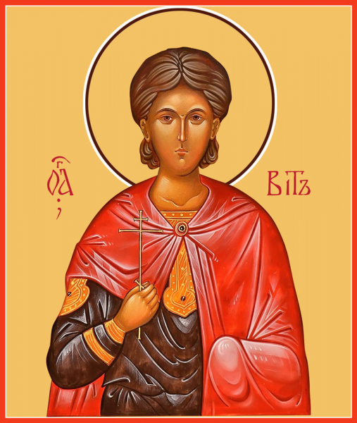 Мученик Вит Римский, икона (арт.м0214)