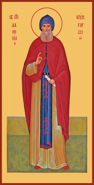 Преподобный Даниил Шужгорский, икона (арт.м0225)