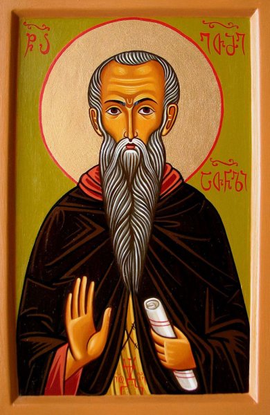 Преподобный Евфимий Новый, Святогорец, Иверский (Афонский), икона (арт.м0261)