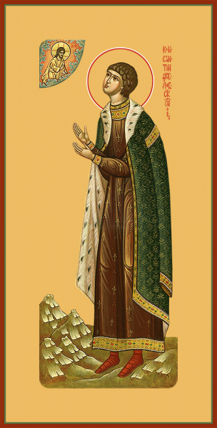 Благоверный князь Константин Ярославский, икона (арт.м0331)