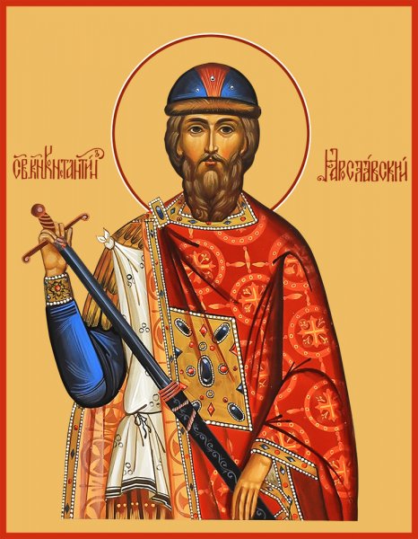 Благоверный князь Константин Ярославский, икона (арт.м0332)