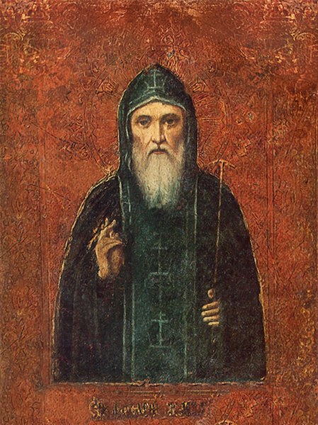 Преподобный Макарий Жабынский, Белевский, икона (арт.м0362)