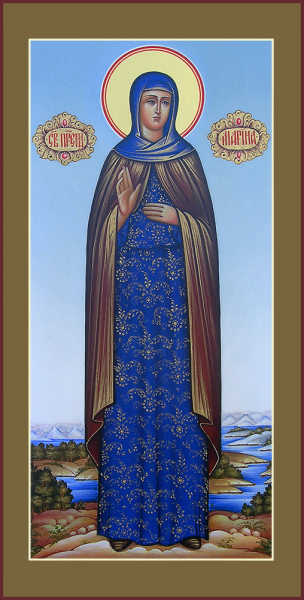 Преподобная Марина Берийская (Македонская), дева, икона (арт.м0372)