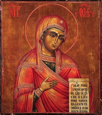 Деисусная икона Божией Матери (арт.02046)