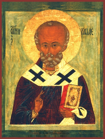 Николай чудотворец, архиепископ Мир Ликийских, святитель, икона (арт.03406)