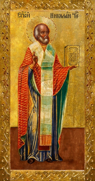 Николай чудотворец, архиепископ Мир Ликийских, святитель, икона (арт.03528)