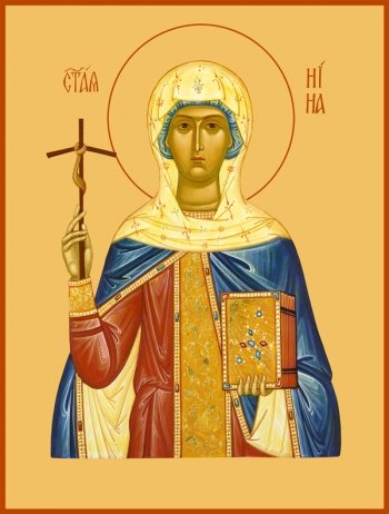 Нина, просветительница Грузии, равноапостольная, икона (арт.00473)