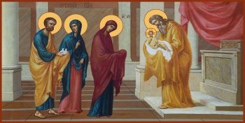 Сретение Господне, икона  (арт.06694)