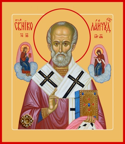 Николай чудотворец, архиепископ Мир Ликийских, святитель, икона (арт.06739)