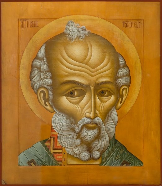 Николай чудотворец, архиепископ Мир Ликийских, святитель, икона (арт.06785)
