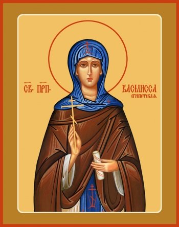 Василисса Египетская преподобномученица, икона (арт.06808)