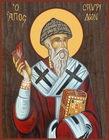 Спиридон Тримифунтский святитель, икона (арт.00772)