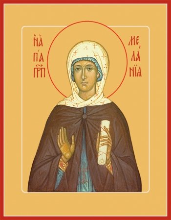 Мелания Римляныня преподобная, икона (арт.00851)