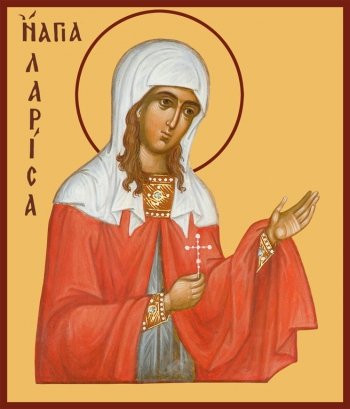 Лариса Готфская мученица, икона (арт.00939)