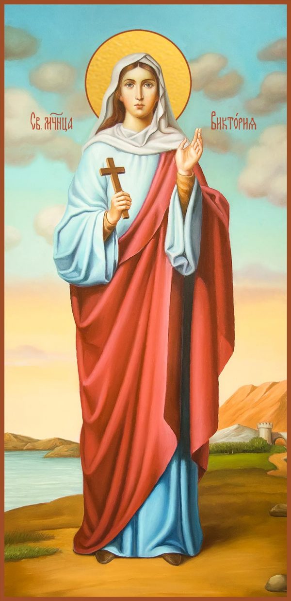 купить мерную икону святой Виктории Солунской