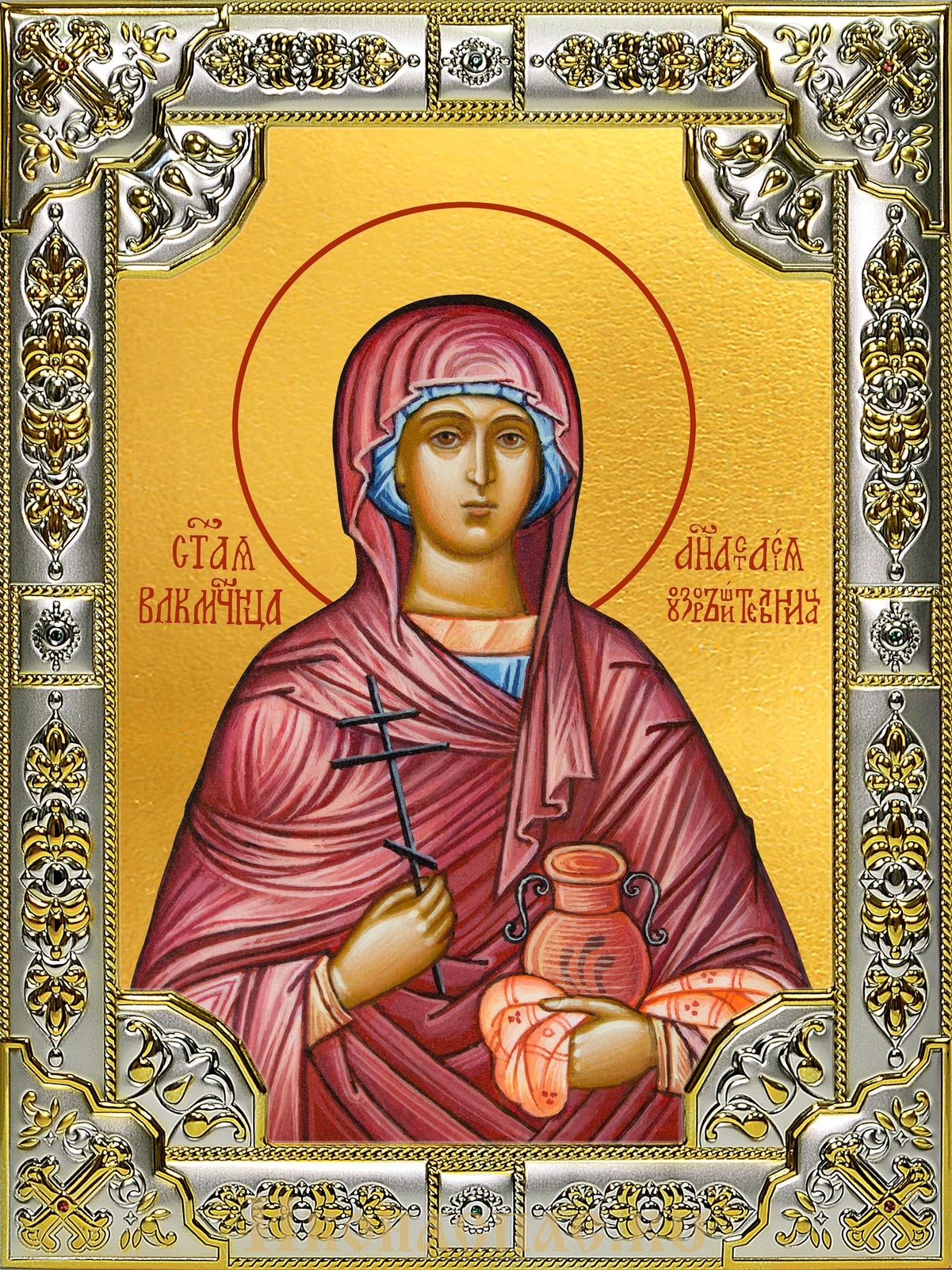 купить икону Анастасия Узорешительница великомученица