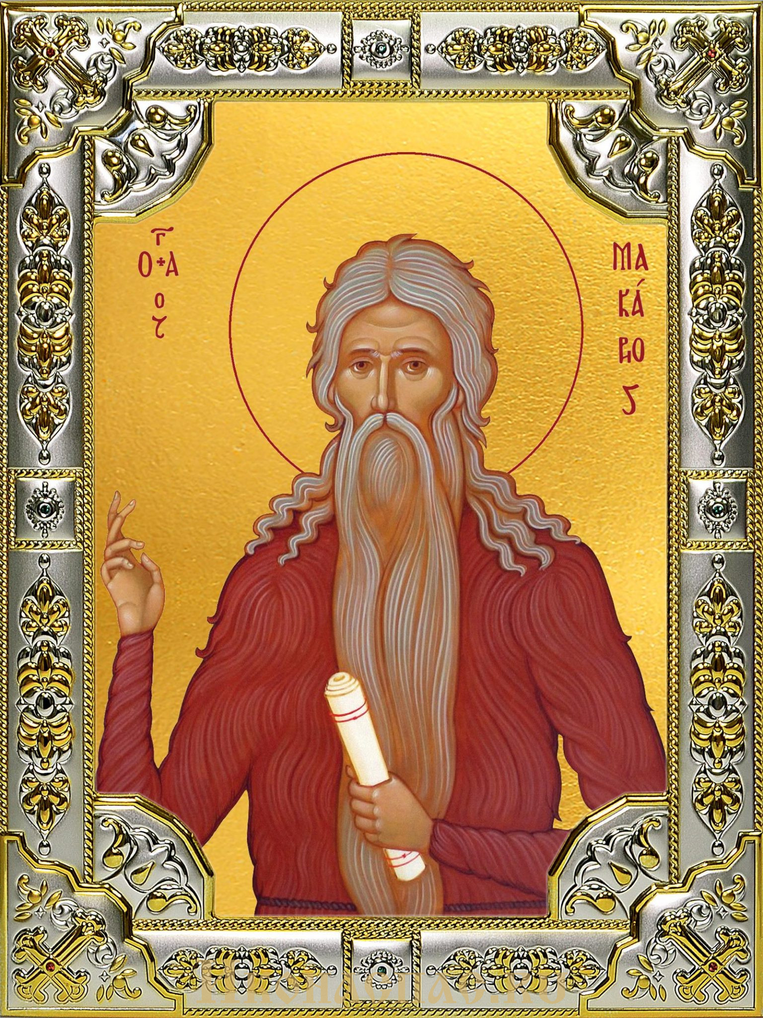 купить икону Макарий(Макар) Великий, Египетский преподобный