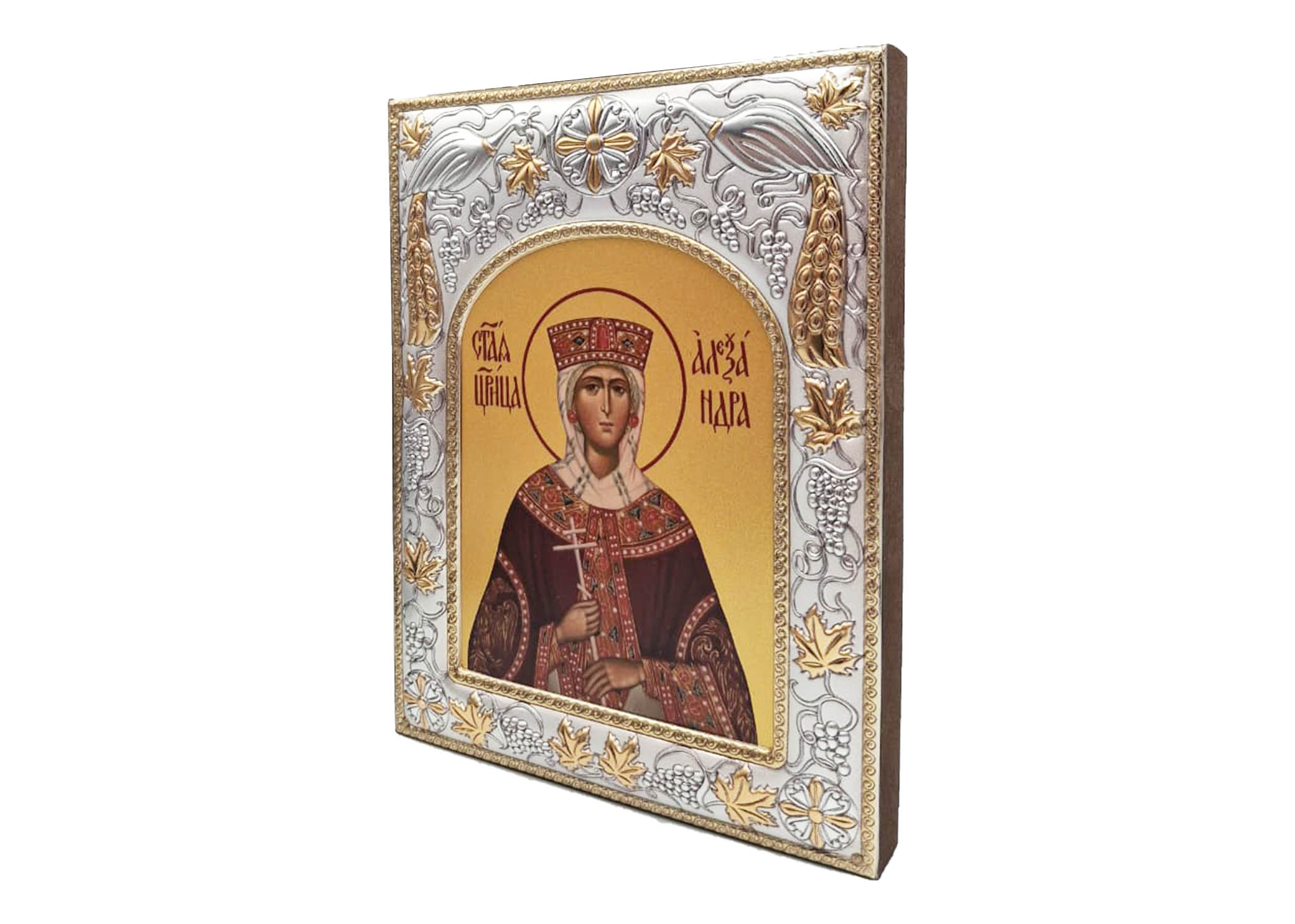 Купить Икону Александры в окладе