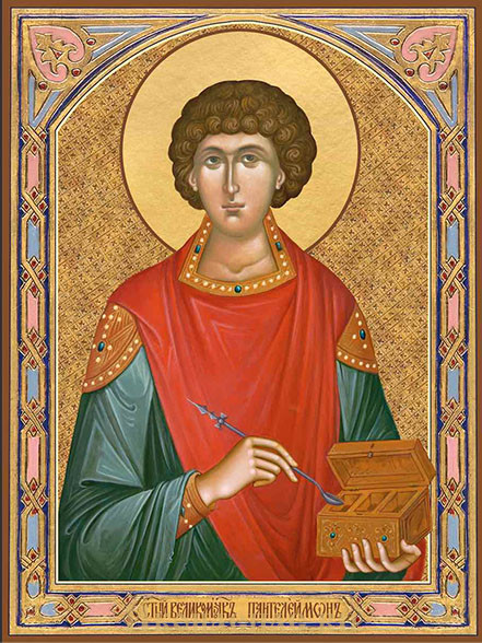 Икона Пантелеимон великомученик и целитель