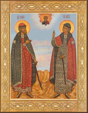 Борис и Глеб благоверные князья-страстотерпцы UDM-014