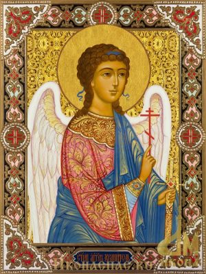 Икона Ангел-хранитель с крестом и мечом