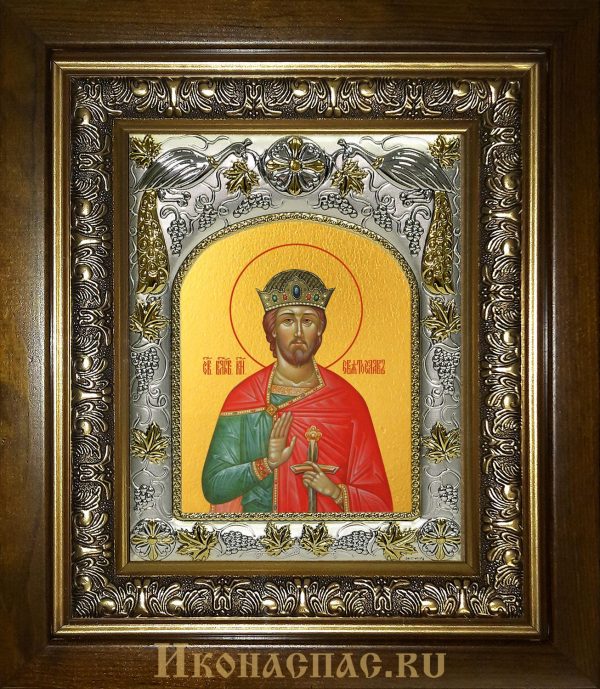 купить икону Святослав Владимирский святой князь в киоте