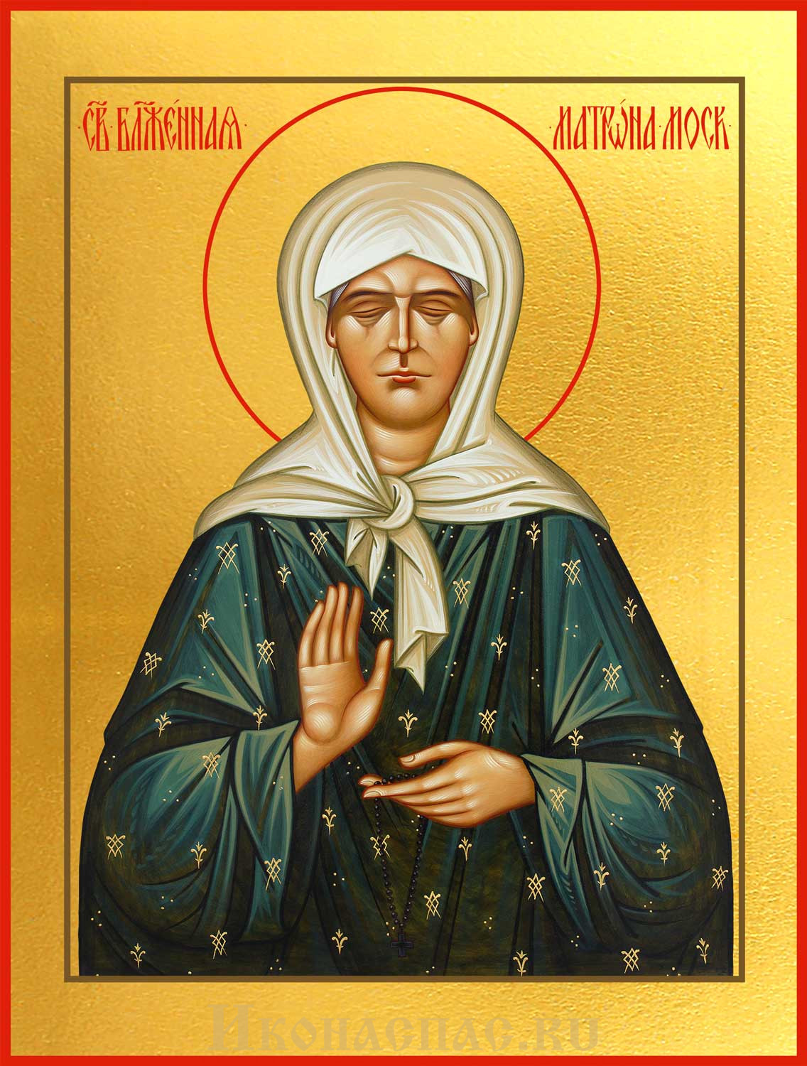 Икона Матрона Московская блаженная dm00017