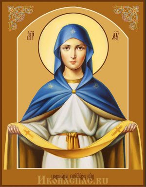 Икона Покров Пресвятой Богородицы UDM-260