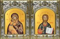 купить венчальную пару Господь Вседержитель и Владимирская икона Божьей Матери