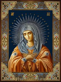 купить икону Умиление Божией Матери Дивеевское