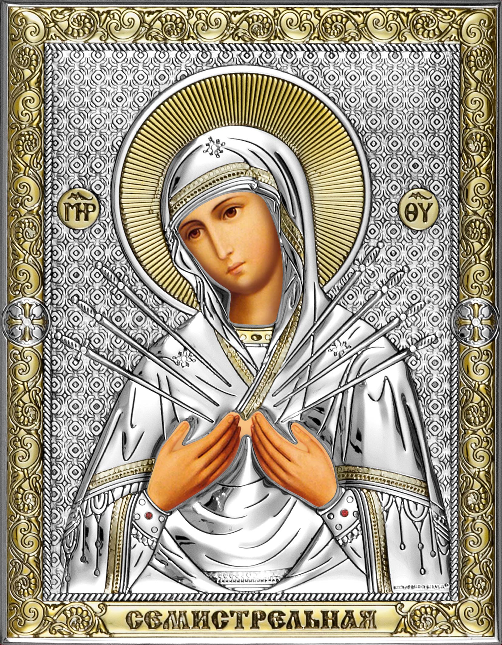 купить Семистрельная икона Божией Матери